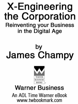 X-Engineering the Corporation - ebook